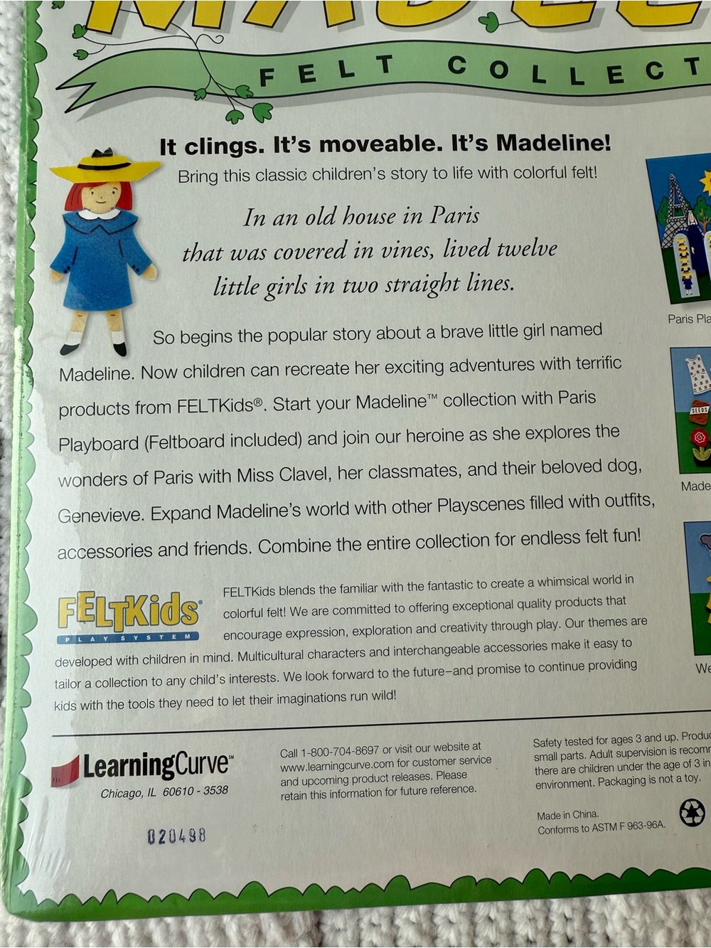 Madeline Market Place Felt Board Activity - Picture 7 of 9